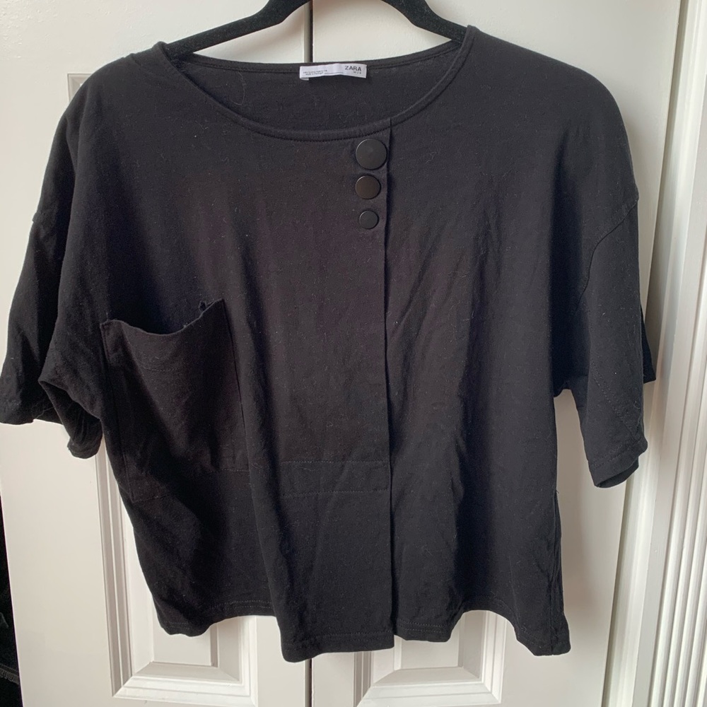 edgy Zara kimono style top